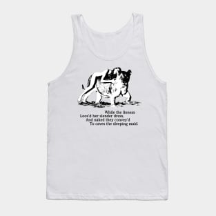 William Blake's "The Little Girl Lost" (black) Tank Top